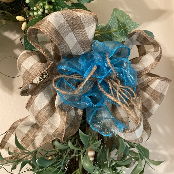 Beachy Birdhouse Wreath - Picture 3 of 6